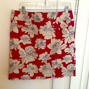 EUC! Cotton Lightweight Canvas Skirt 8